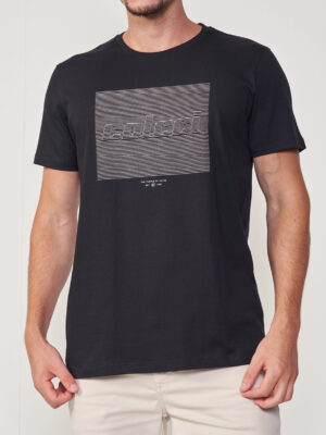 CAMISETA COLCCI LOGO LINHA PRETO