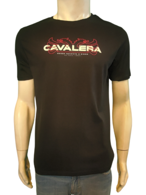 CAMISETA CAVALERA INDIE OUTLINE LOGO / 02PRETO /