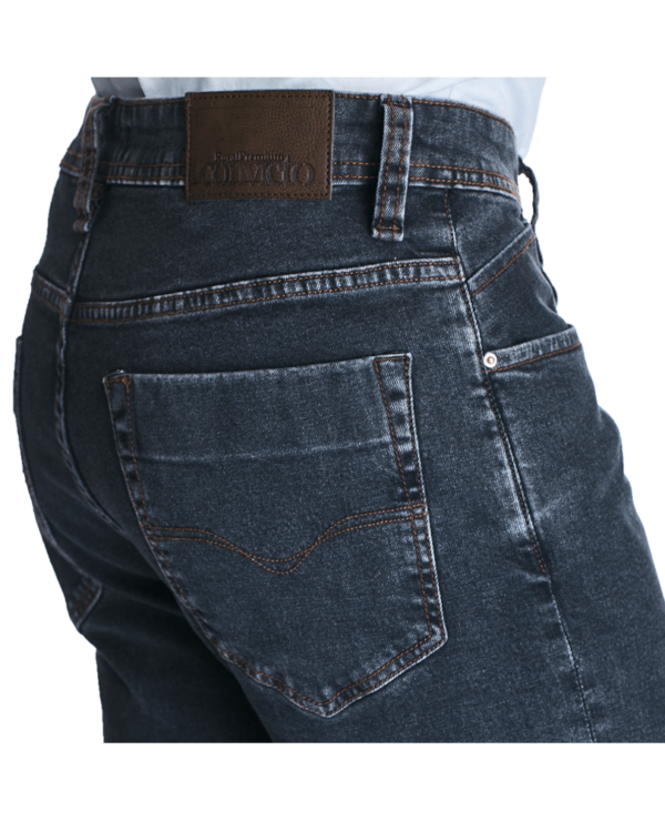 Calça Regular Masculina Convito Jeans Preto - Image 4