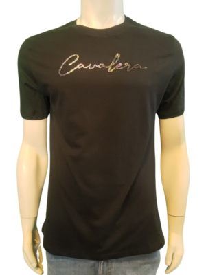 T-SHIRT CAVALERA INDIE FURTACOR / 02-PRETO